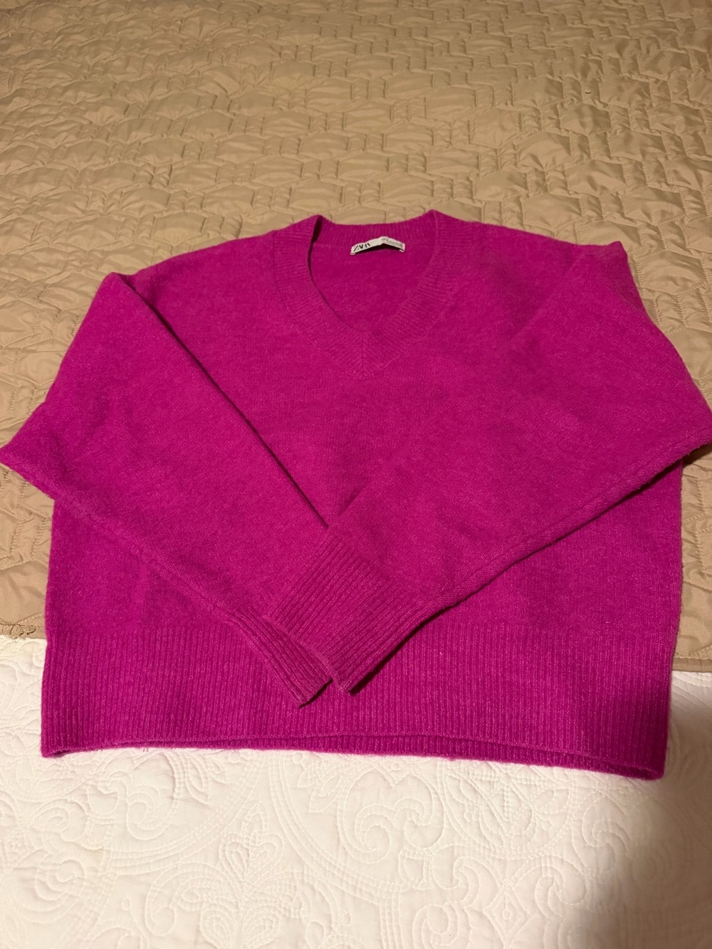 Zara Magenta sweater. Medium